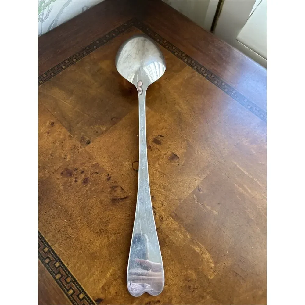 Reed And Barton Silver Plate Serving Spoon Heart Shape